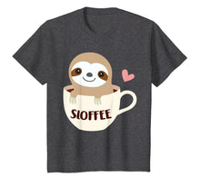 Load image into Gallery viewer, Sloffee Sloth Coffee Tshirt Funny Coffee Lover Gifts 808912

