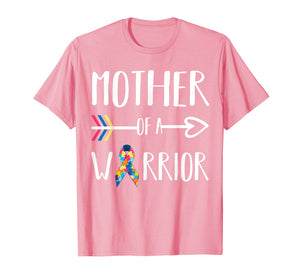 Funny shirts V-neck Tank top Hoodie sweatshirt usa uk au ca gifts for Mother Of A Warrior Shirt Autism Awareness Shirt 1866347