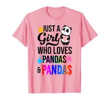 Load image into Gallery viewer, Funny shirts V-neck Tank top Hoodie sweatshirt usa uk au ca gifts for Just A Girl Who Loves Pandas And Slime T-Shirt 1516427
