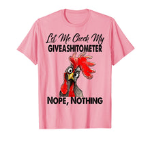 Load image into Gallery viewer, Funny shirts V-neck Tank top Hoodie sweatshirt usa uk au ca gifts for Let Me Check My Giveashitometer Nope Nothing Chicken T-Shirt 2646663
