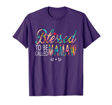 Load image into Gallery viewer, Blessed To Be Called Mamaw To Be T Shirt, Mamaw Funny Gift

