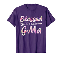 Load image into Gallery viewer, Funny shirts V-neck Tank top Hoodie sweatshirt usa uk au ca gifts for Blessed To Be Called G-Ma T-Shirt Flower Mother&#39;s Day Gifts 766240
