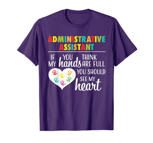 Administrative Assistant Appreciation Gift Tshirt For Women