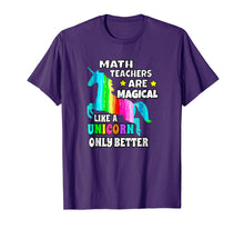 Load image into Gallery viewer, Funny shirts V-neck Tank top Hoodie sweatshirt usa uk au ca gifts for Math Teachers Are Magical Like a Unicorn Only Better 1615992
