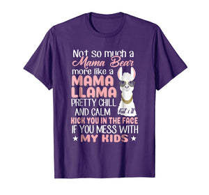 Funny shirts V-neck Tank top Hoodie sweatshirt usa uk au ca gifts for Not So Much A Mama Bear More Like A Mama LLama T Shirt 227801