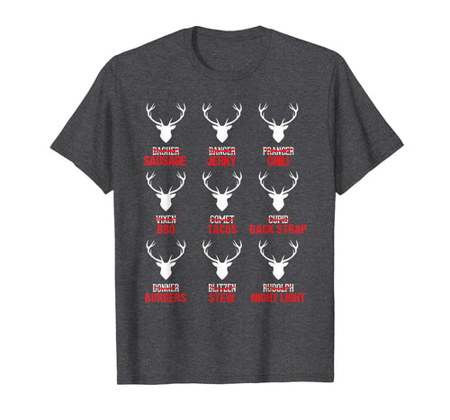 Funny shirts V-neck Tank top Hoodie sweatshirt usa uk au ca gifts for Funny Christmas Reindeer Hunter Deer Meat Hunting Gifts T-Shirt 180025