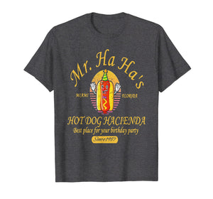 Funny shirts V-neck Tank top Hoodie sweatshirt usa uk au ca gifts for Mr Ha Ha's Miami Florida Hot dog Hacienda best place for you 752432