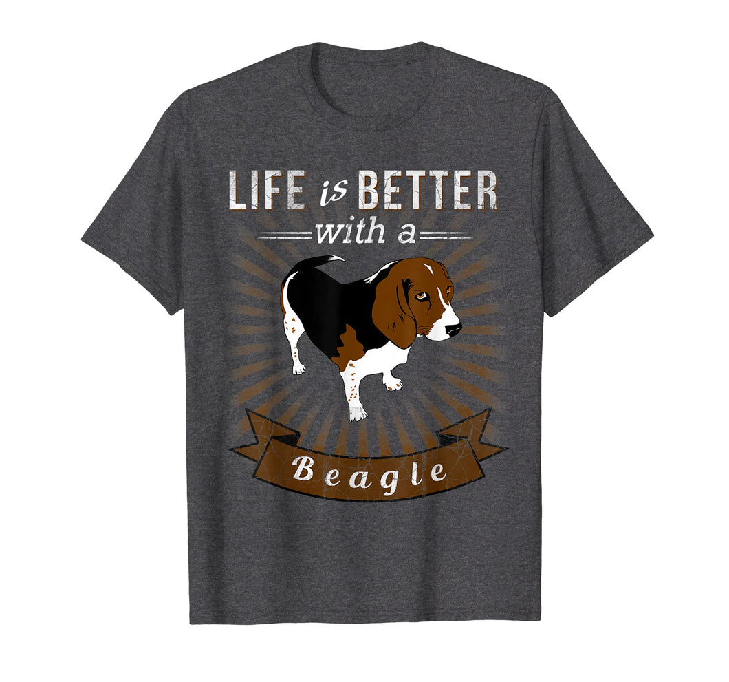 Funny shirts V-neck Tank top Hoodie sweatshirt usa uk au ca gifts for Life Is Better With a Beagle T Shirt 2913616