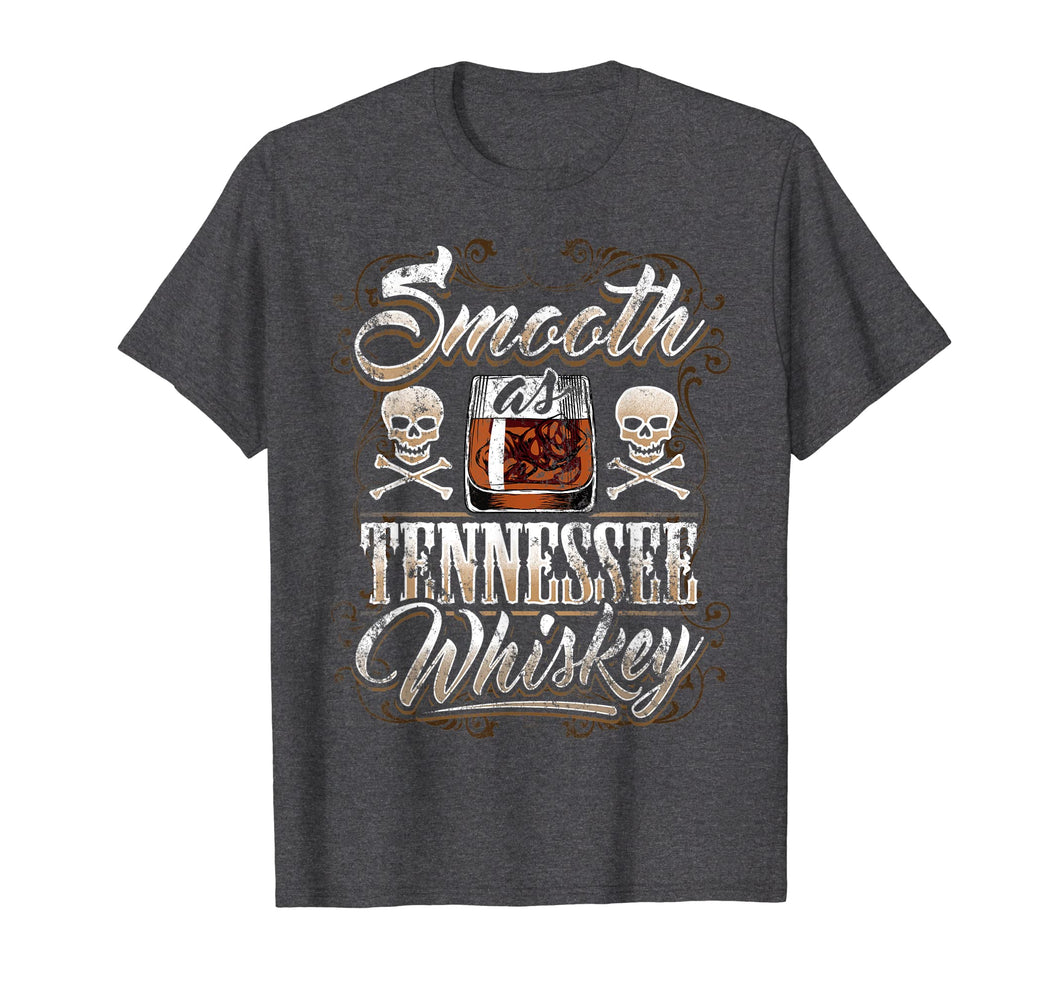 Funny shirts V-neck Tank top Hoodie sweatshirt usa uk au ca gifts for Smooth As Tennessee Whiskey T-Shirt Men Skull Vintage 1041139