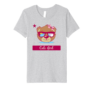 Funny shirts V-neck Tank top Hoodie sweatshirt usa uk au ca gifts for Girls California Bear Shirt: Cali Girl Surf 901083