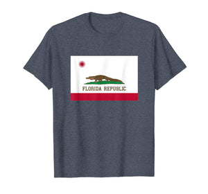 Funny shirts V-neck Tank top Hoodie sweatshirt usa uk au ca gifts for Florida Republic State Flag Shirt 1867931