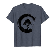 Load image into Gallery viewer, Bonsai Tree Enso Circle - Buddhist Zen Calligraphy T-Shirt
