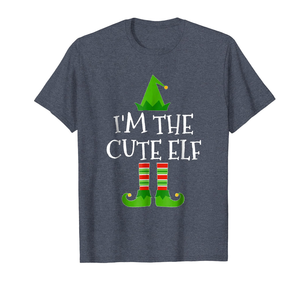 Funny shirts V-neck Tank top Hoodie sweatshirt usa uk au ca gifts for I'm The Cute Elf Matching Family Group Christmas T Shirt 1014912