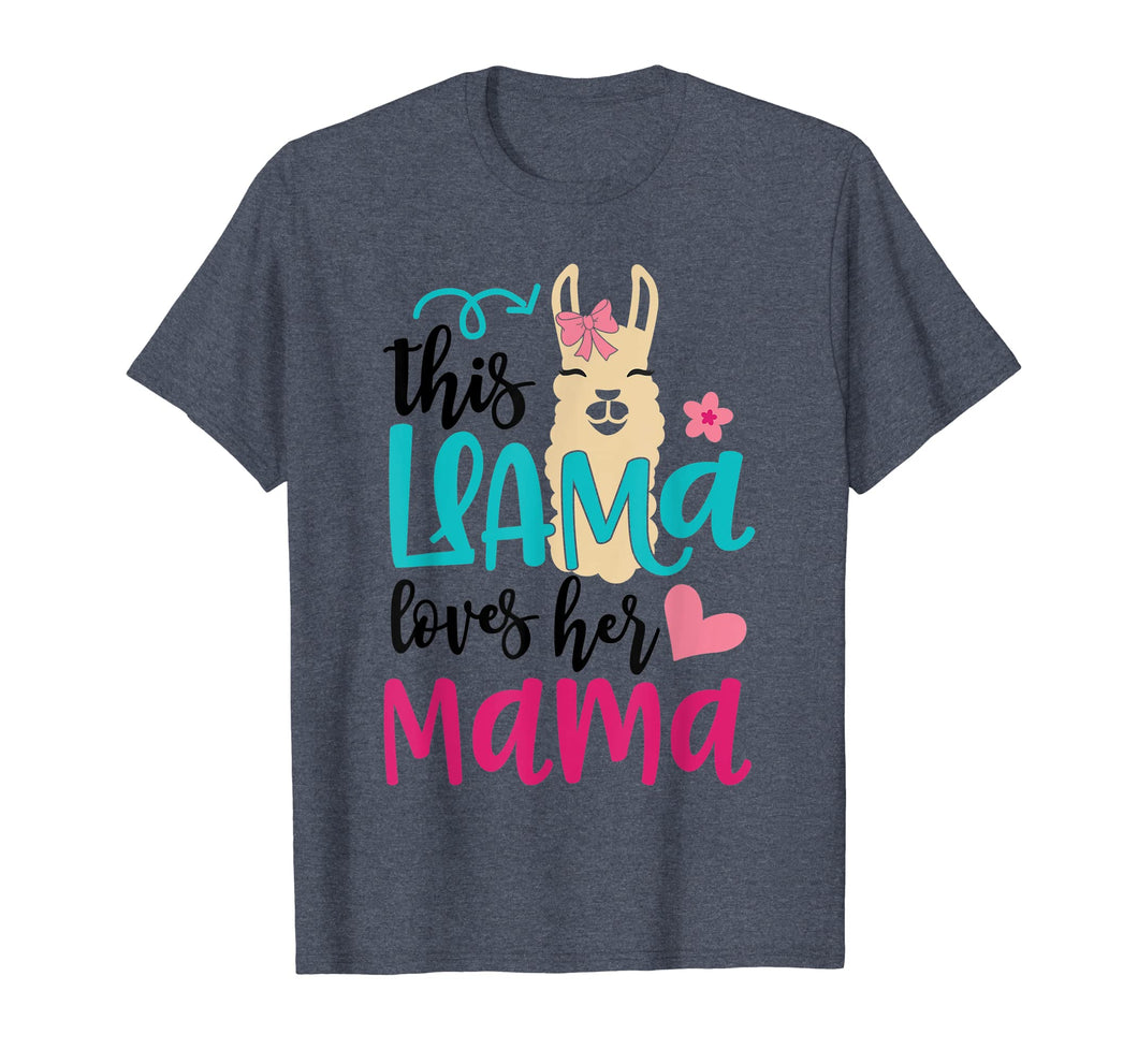 Funny shirts V-neck Tank top Hoodie sweatshirt usa uk au ca gifts for Cutest Gift Shirt This Llama Loves Her Mama Moms Gift 2367218