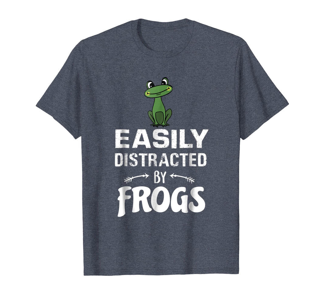 Funny shirts V-neck Tank top Hoodie sweatshirt usa uk au ca gifts for Easily Distracted By Frogs T-Shirt Funny Frog Lovers Gift 1980661