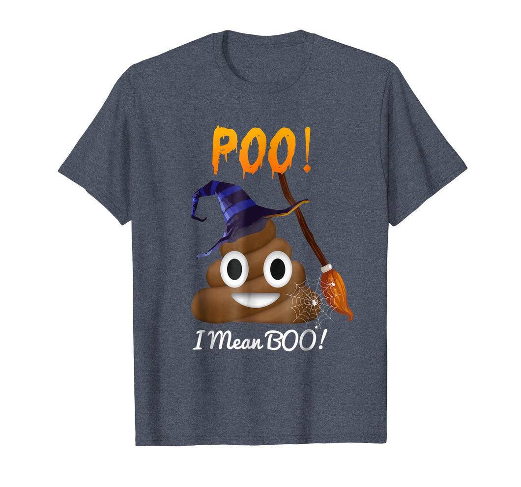Funny shirts V-neck Tank top Hoodie sweatshirt usa uk au ca gifts for Poop Emoji Shirt Poo I Mean Boo Funny Halloween Costume 1742520