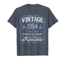Load image into Gallery viewer, 25th Birthday T-Shirt Made In 1994 Vintage 25 Years Old Gift
