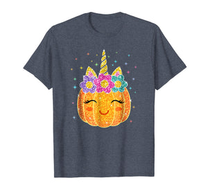 Funny shirts V-neck Tank top Hoodie sweatshirt usa uk au ca gifts for Cute Unicorn Pumpkin Halloween Thanksgiving T-Shirt 928476