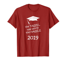 Load image into Gallery viewer, Funny shirts V-neck Tank top Hoodie sweatshirt usa uk au ca gifts for The Tassel Was Worth The Hassle 2019 Graduation T-shirt 1704790
