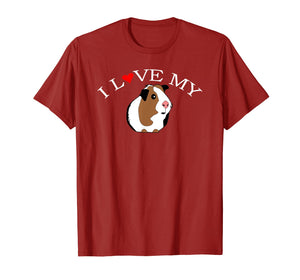 Funny shirts V-neck Tank top Hoodie sweatshirt usa uk au ca gifts for I Love Guinea Pig T-Shirt, guinea pig lovers tee 1700981