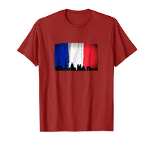 Load image into Gallery viewer, Funny shirts V-neck Tank top Hoodie sweatshirt usa uk au ca gifts for Flag of France French T-shirt with Paris Skyline 1793468
