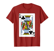 Load image into Gallery viewer, Funny shirts V-neck Tank top Hoodie sweatshirt usa uk au ca gifts for King Of Clubs Playing Card T-Shirt Poker Player Costume 2763735
