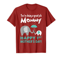 Load image into Gallery viewer, Funny shirts V-neck Tank top Hoodie sweatshirt usa uk au ca gifts for You&#39;re Doing Great Job, Mommy Happy 1st Mother&#39;s Day T Shirt 2345342
