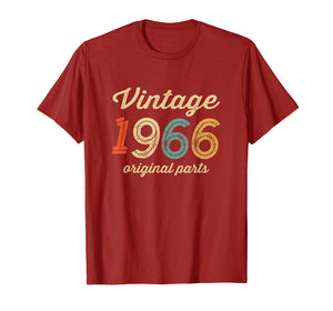 Funny shirts V-neck Tank top Hoodie sweatshirt usa uk au ca gifts for Vintage 1966 Shirt Original Parts Birthday Italic 2832321