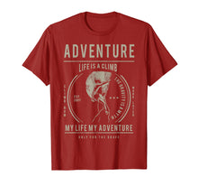 Load image into Gallery viewer, Funny shirts V-neck Tank top Hoodie sweatshirt usa uk au ca gifts for Rock Climbing T shirt - Adventure My Life Gravity Shirt 1750315
