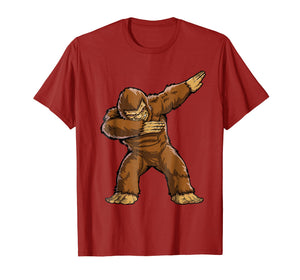 Bigfoot Sasquatch Dabbing T Shirt Funny Dab Monster Gifts