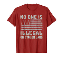 Load image into Gallery viewer, Funny shirts V-neck Tank top Hoodie sweatshirt usa uk au ca gifts for No One Is Illegal On Stolen Land T-shirt 1844866
