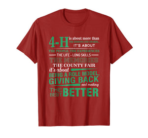 Funny shirts V-neck Tank top Hoodie sweatshirt usa uk au ca gifts for 4-H Experience Is More Than Ribbons And Awards 4H Shirt 1679939
