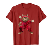 Load image into Gallery viewer, Funny shirts V-neck Tank top Hoodie sweatshirt usa uk au ca gifts for Shaolin Cat in Wushu Kung fu Stance, Martial Art T-Shirt 2599205
