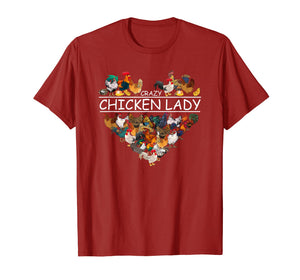 Funny shirts V-neck Tank top Hoodie sweatshirt usa uk au ca gifts for Crazy Chicken Lady T-shirt 1405395
