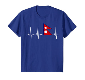 Funny shirts V-neck Tank top Hoodie sweatshirt usa uk au ca gifts for Nepal Shirt -Nepali Flag Heartbeat Gift T-Shirt 2763382