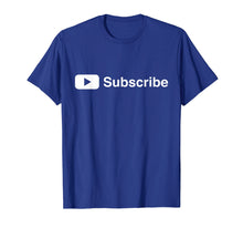 Load image into Gallery viewer, Funny shirts V-neck Tank top Hoodie sweatshirt usa uk au ca gifts for Subscribe Play Tube Button Vlogger T-Shirt 1786060
