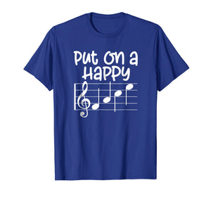Funny shirts V-neck Tank top Hoodie sweatshirt usa uk au ca gifts for Piano Player Keyboardist Gift T-Shirt - Put On A Happy Face 2007378