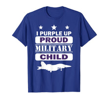 Load image into Gallery viewer, Funny shirts V-neck Tank top Hoodie sweatshirt usa uk au ca gifts for Purple Up For Military kids Month Of The Military Child Tee 2521341

