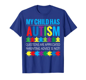 Funny shirts V-neck Tank top Hoodie sweatshirt usa uk au ca gifts for My Child Has Autism Awareness Shirts 2346249
