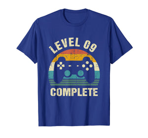 9th Wedding Anniversary Gifts Level 9 Complete Gamer T-Shirt