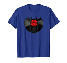 Load image into Gallery viewer, Baltimore Maryland Shirt Vintage Skyline Vinyl Record Tshirt
