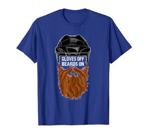 Funny shirts V-neck Tank top Hoodie sweatshirt usa uk au ca gifts for Beards On Gloves Off Ice Hockey Playoff Beard Tshirt 2366133