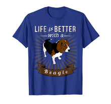 Load image into Gallery viewer, Funny shirts V-neck Tank top Hoodie sweatshirt usa uk au ca gifts for Life Is Better With a Beagle T Shirt 2913616
