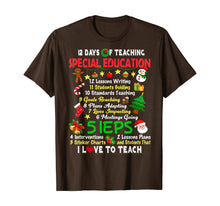 Load image into Gallery viewer, Funny shirts V-neck Tank top Hoodie sweatshirt usa uk au ca gifts for 12 Days Of Teaching Special Education Teacher Elf Christmas T-Shirt 195982
