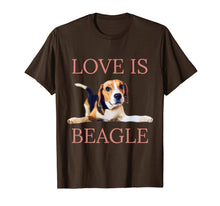 Load image into Gallery viewer, Funny shirts V-neck Tank top Hoodie sweatshirt usa uk au ca gifts for Beagle Shirt Women Men Kids Dog Mom Dad Love Is Pet Gift Tee 2894876
