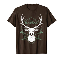 Load image into Gallery viewer, Funny shirts V-neck Tank top Hoodie sweatshirt usa uk au ca gifts for Elkaholic Elk Hunting Shirts For Men T-Shirt 2109339
