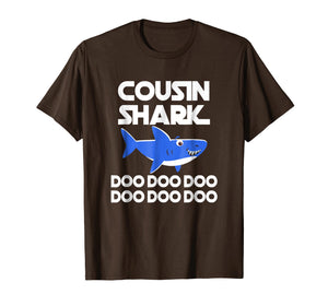 Funny shirts V-neck Tank top Hoodie sweatshirt usa uk au ca gifts for Cousin Shark Doo Doo Doo T-Shirt | Matching Family Shirt 1633846