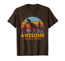 Load image into Gallery viewer, 9th Birthday Gift Shirt Dinosaur 9 Year Old Tshirt For Boy
