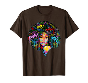 Funny shirts V-neck Tank top Hoodie sweatshirt usa uk au ca gifts for Beautiful Black Girl Magic T-Shirt Curly Hair Gift For Girl 264634