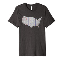 Load image into Gallery viewer, American Hockey Pride | Usa Map Design T-Shirt
